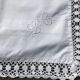 Monogram pillowcase LC edge crochet width 4cm