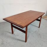Table basse vintage scandinave, années 60