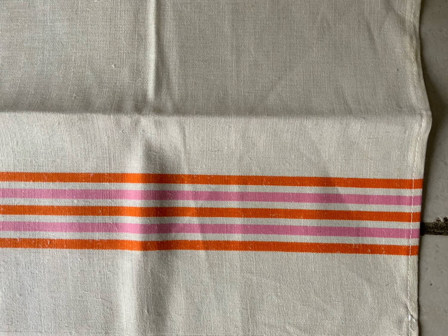 Trio of old new linen cotton XL mixed tea towels