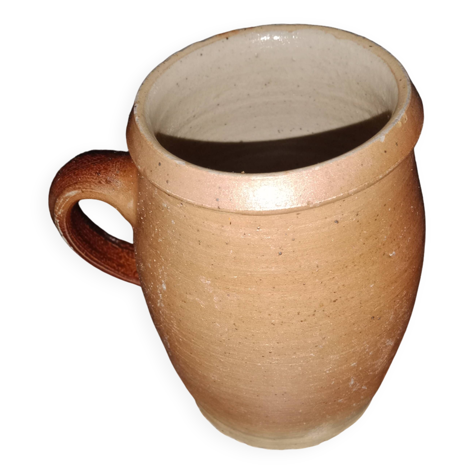 Pot en grès vintage irisé