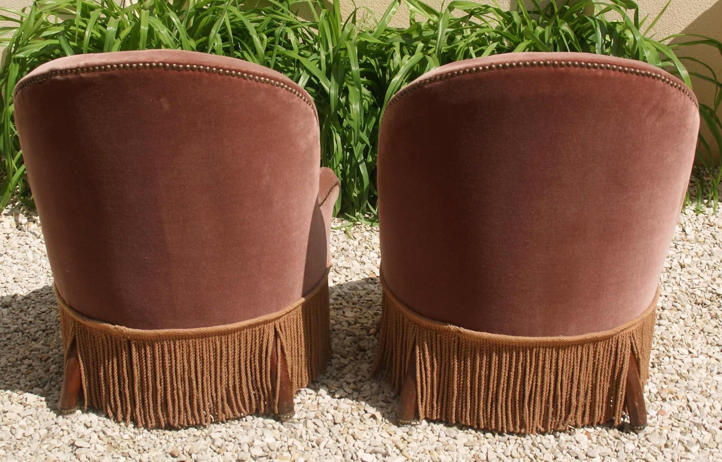 Pair of toad armchairs Napoleon III