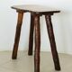 Olive wood stool, France 1970s