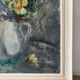 Autumn bouquet, oil on panel signed
