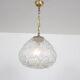 1970s pressed glass hanging lamp