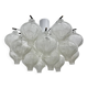 Mid-century Tulipan glass flushmount by Kalmar, Austria, 1960s
