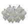 Mid-century Tulipan glass flushmount by Kalmar, Austria, 1960s
