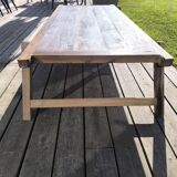 XXL coffee table in recycled wood - Industrial Style &