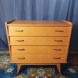 Vintage oak chest of drawers 4 drawers
