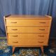 Commode vintage en chêne 4 tiroirs
