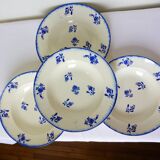 4 K&G Luneville Loire model soup plates