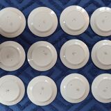 Lot de 12 assiettes à dessert