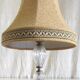 Table lamp in brass and glass - mid 20th century