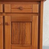 Elm sideboard Maison Regain, 80's