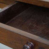 Antique Early 19th Century English 6-Person Dining Table with Walnut Top