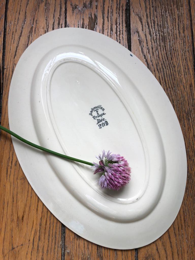 Plat de service oval Badonviller