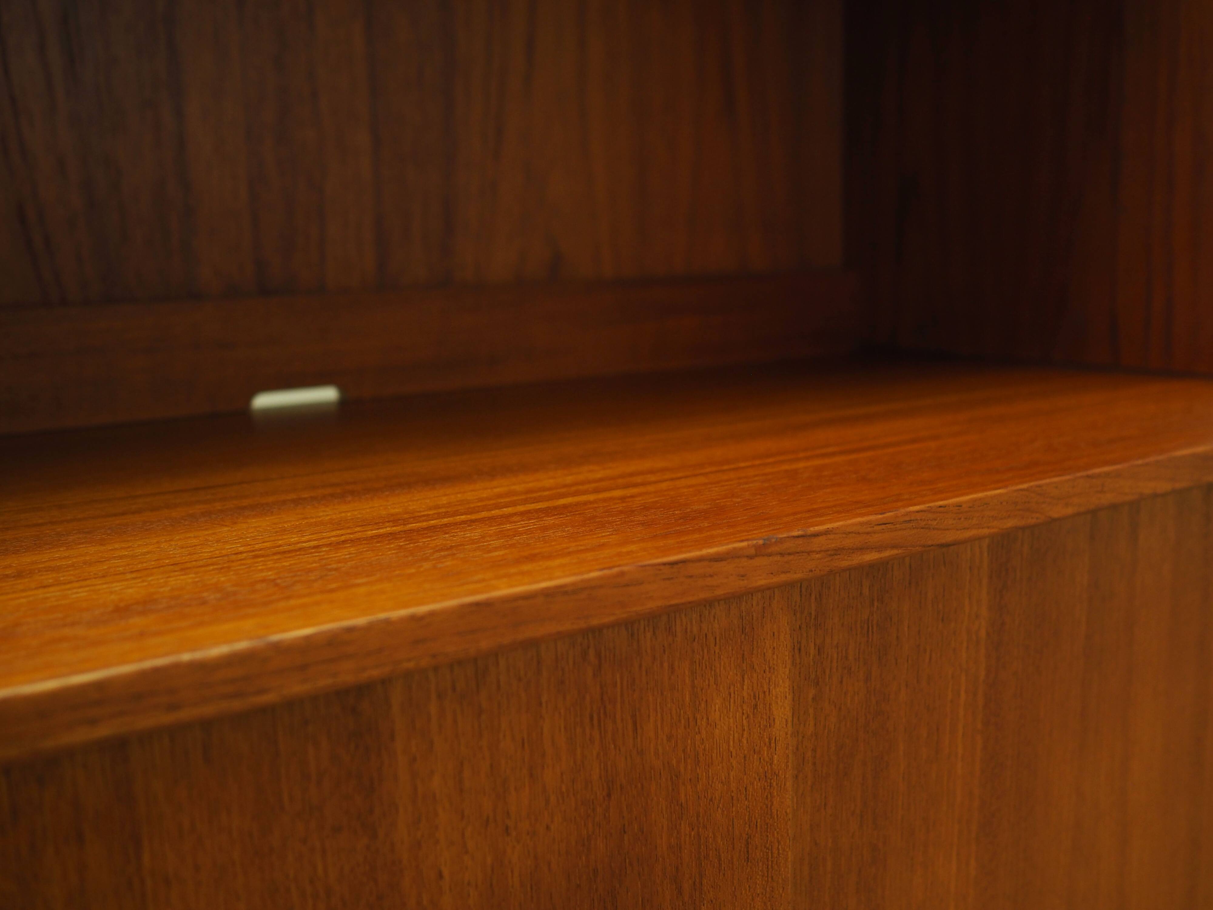 Teak bookcase, Danish design, 1960s, production: Denmark