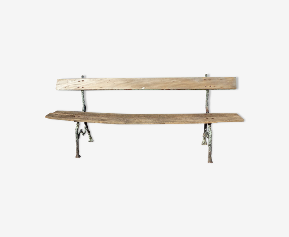 Bench XIX th cast iron false branch