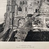 Heliogravure photograph of Mont Saint Michel 19th (Paul Dujardin)
