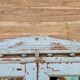 Art Deco mirror in Burmese teak