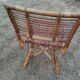 vintage antique rattan armchair