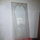 Art Deco engraved glass door panel