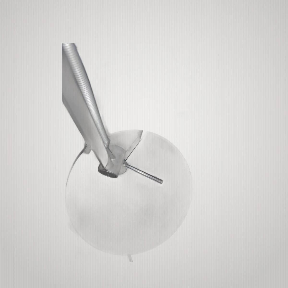 Philippe Starck Archimoon K lamp for Flos 1998 with red collar.