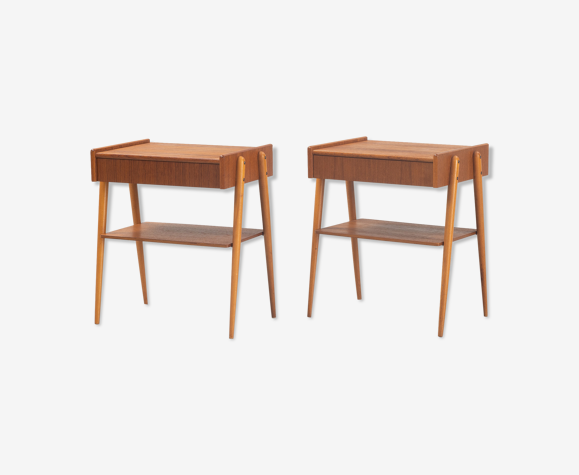 Paire de chevets Carlström & Co Möbelfabrik 1960