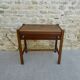 Dark wood bedside table from the 60s, Scandinavian style