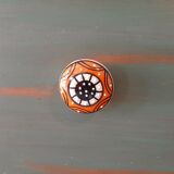 Furniture commode 15 drawers table patchwork patina ebeniste all solid wood multicolored