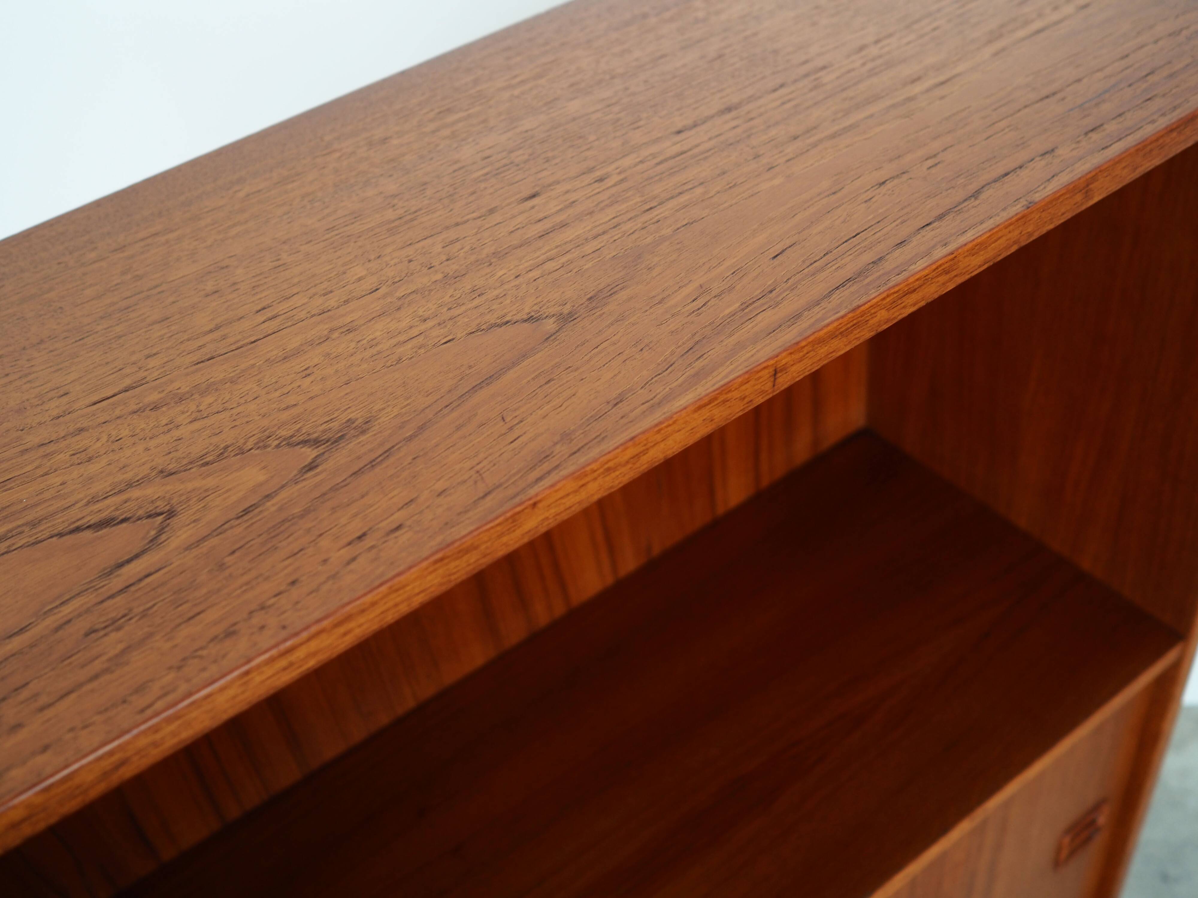 Teak bookcase, Danish design, 1970s, production: Denmark