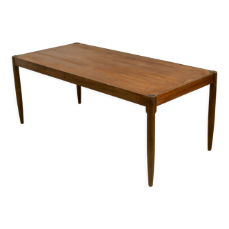 Table basse scandinave en teck année 60