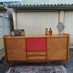 Sideboard with fin sides / compass feet from the 50s/60s