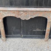 Regency fireplace in Rance marble, 18th century