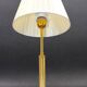 Bronze Gilt Bouillotte Lamp with Pleated Shade
