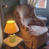 Fauteuil crapaud velours
