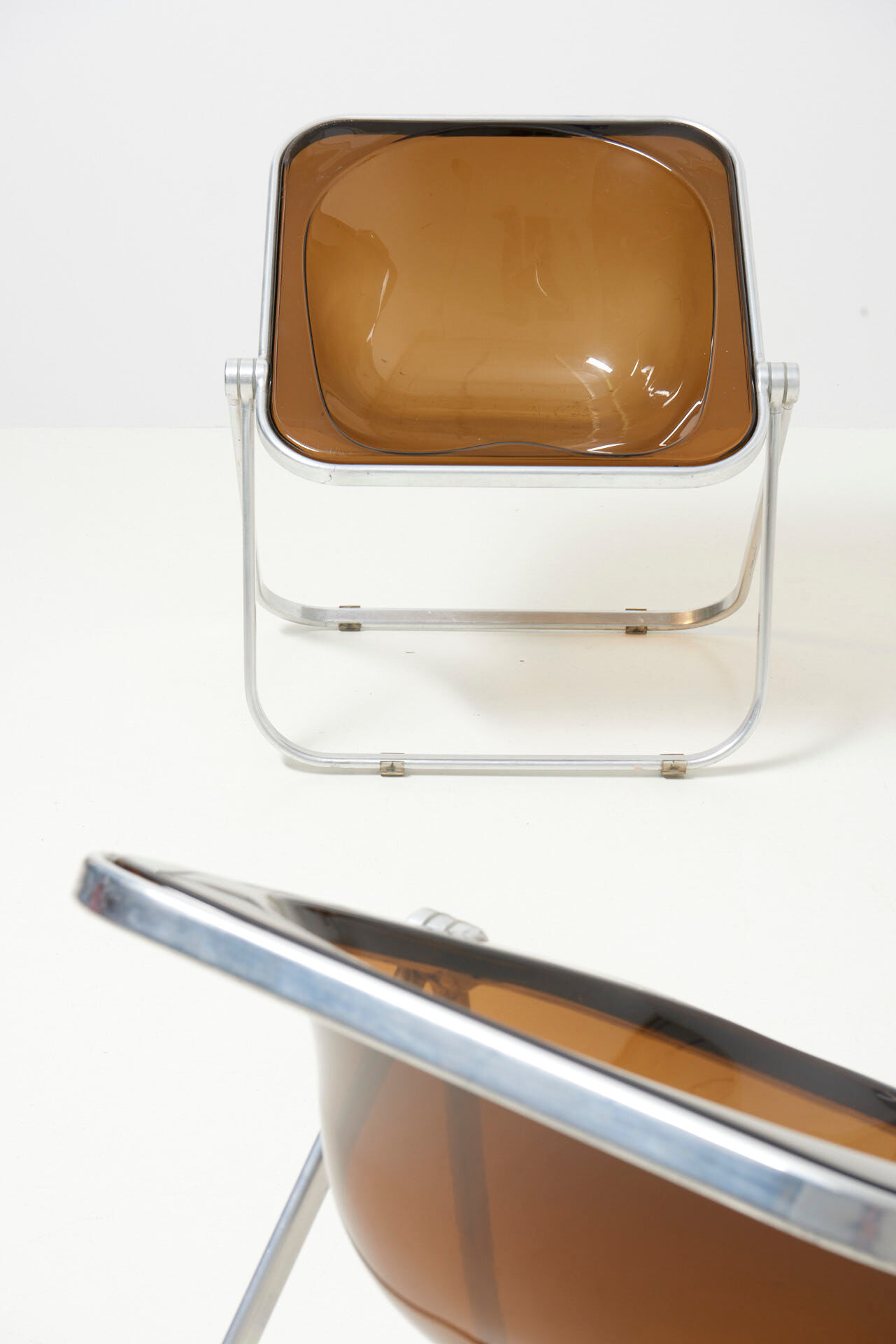 Set of Three 'Plona' Chairs by Giancarlo Piretti for Castelli, Italy - 1970's