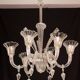 Extraordinary Art Decò Barovier e Toso Chandelier, Murano “Bubble” Glass, 1940s