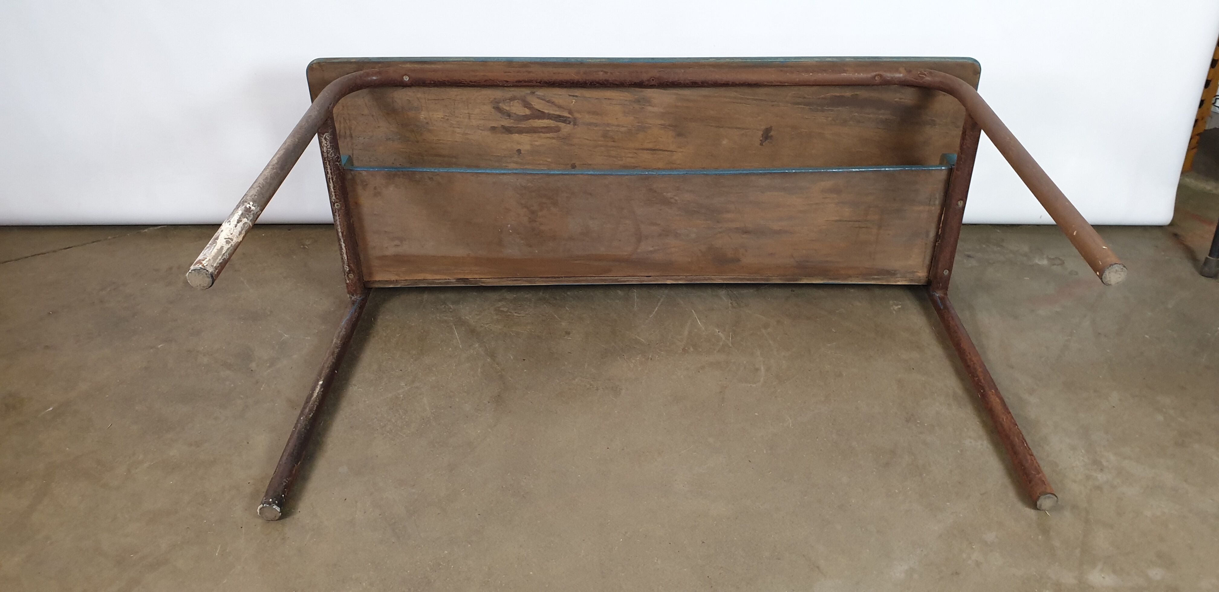 Former two-seater school desk