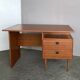 Bureau vintage en acajou, 1950, restauré