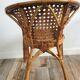 Fauteuil enfant vintage en rotin et cannage osier