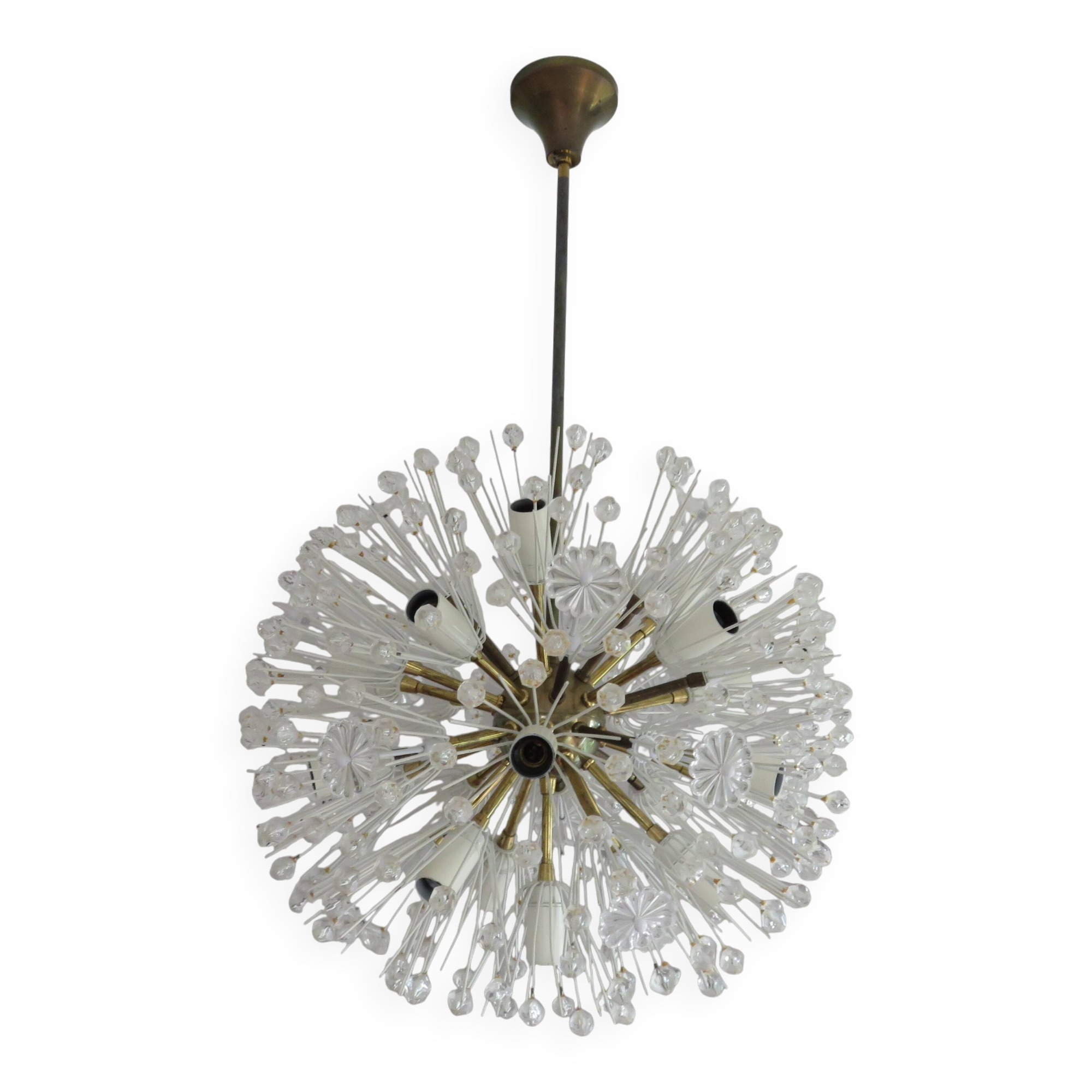snowball, Dandelion, 17 lights, Emil Stejnar for Rupert Nikoll, Austria 50s