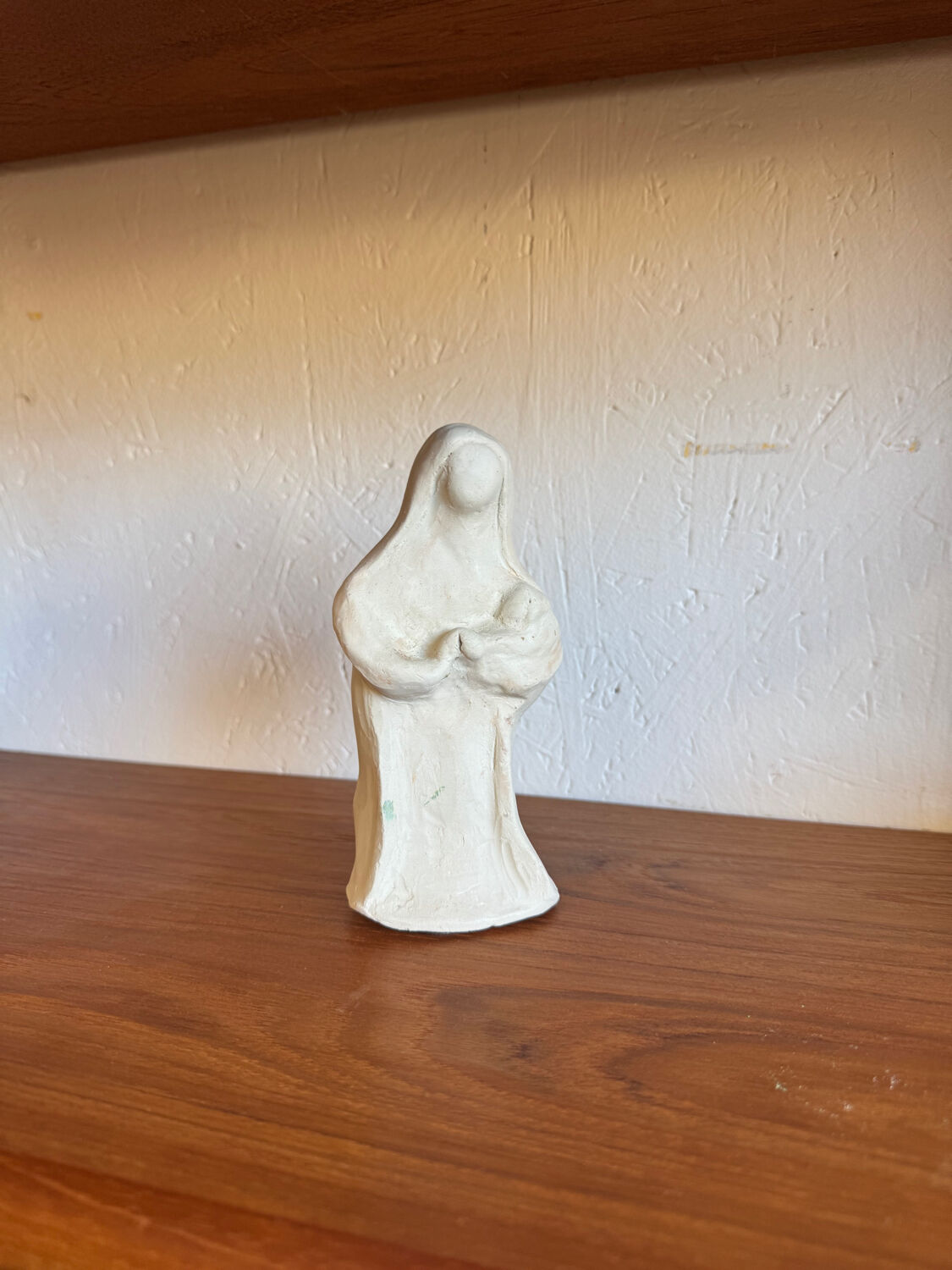 Virgin with Child in plaster