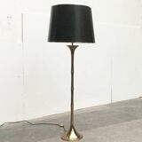 Hollywood Regency bamboo floor lamp by Ingo Maurer for M Design, 1960s.