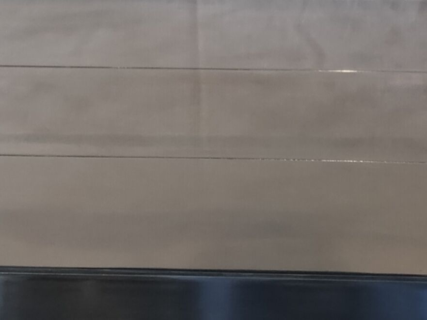 Aluminum coffee table