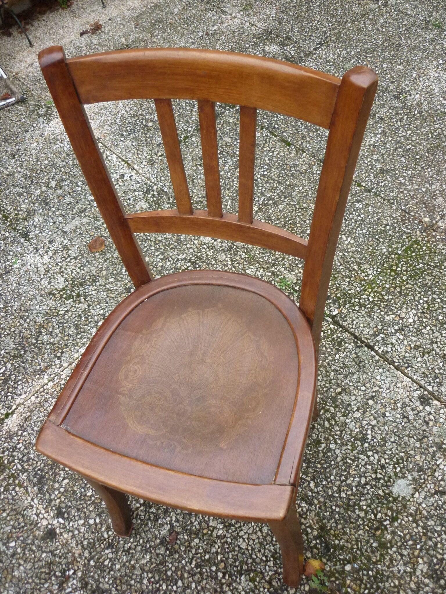 Pairs of chairs Bistro silkscreened