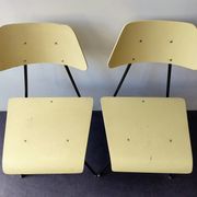 Set of 2 Room '56 chairs and sidetabe by Rob Parry for Dico, The Netherlands 1950's
