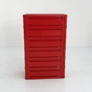 Cabinet rouge modèle “4964” par Olaf Von Bohr pour Kartell, 1970