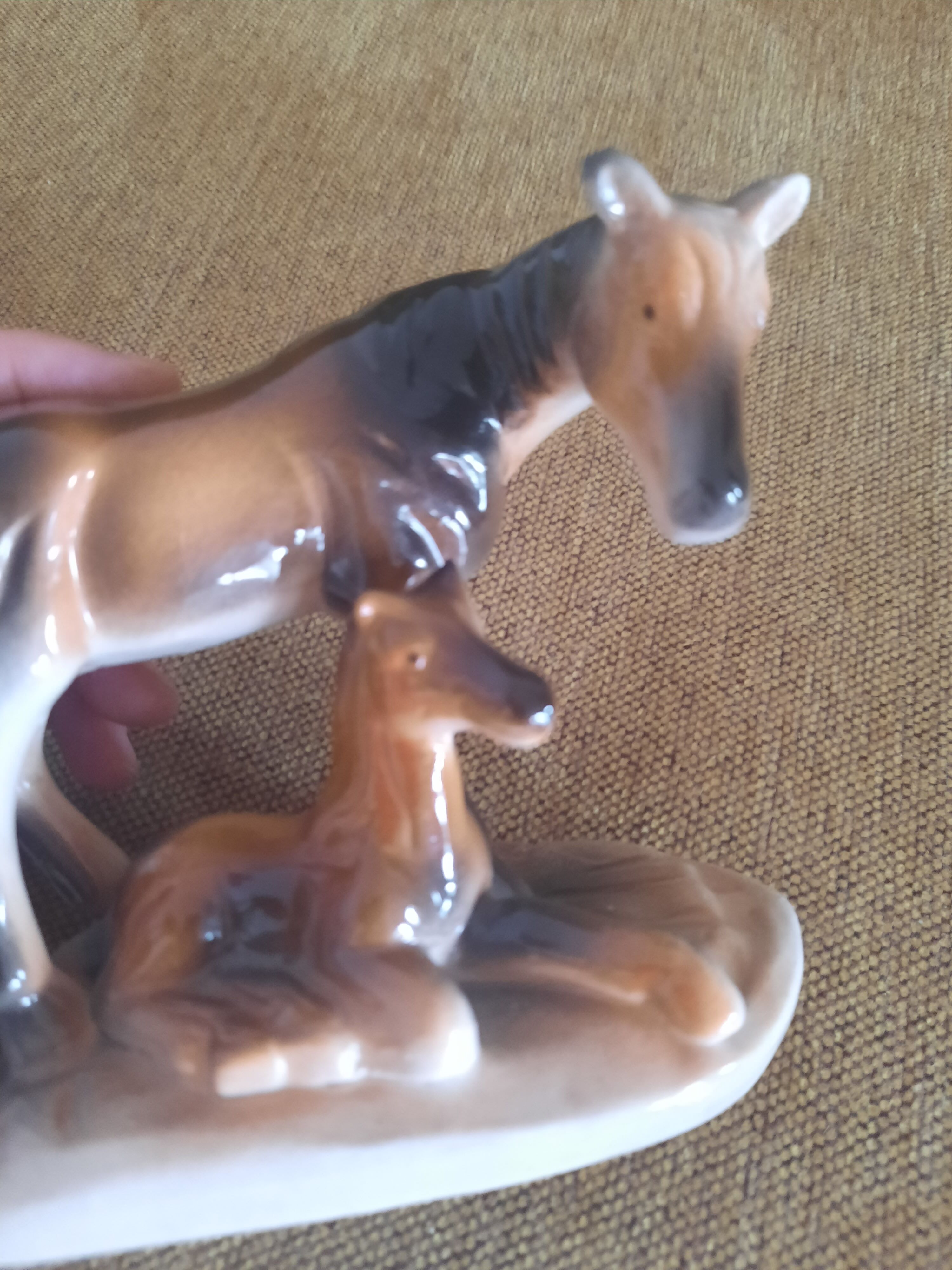Ceramic horses