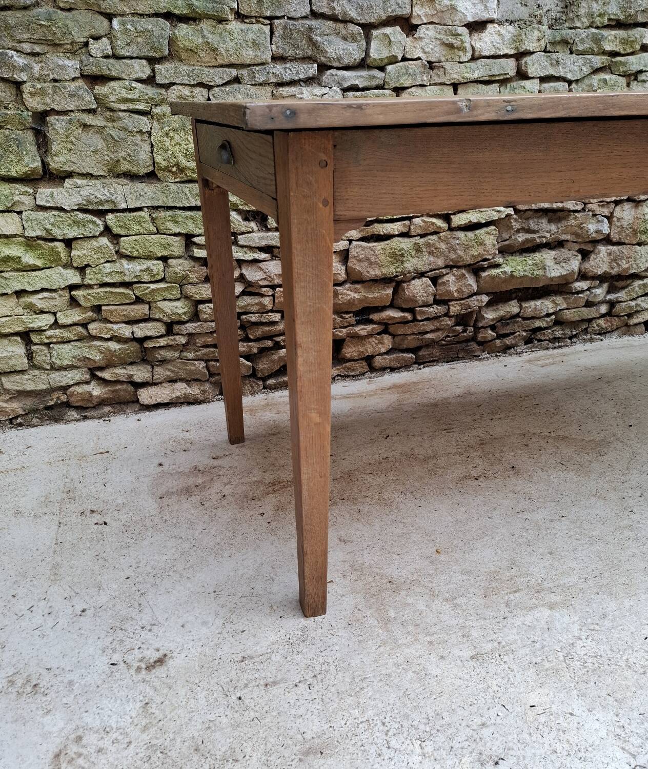 Oak farmhouse table 200cm