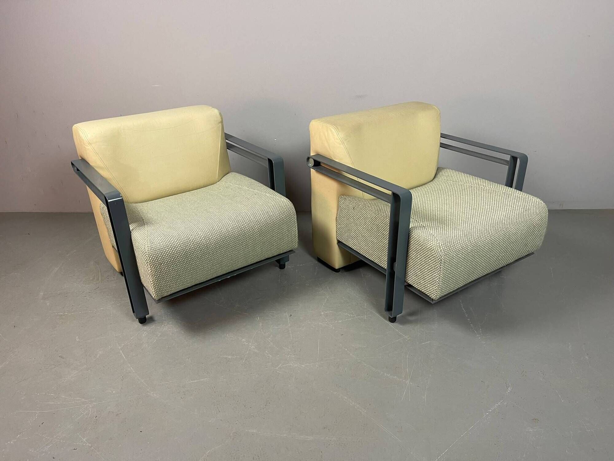 Pair of Artifort Model 952 “Transformation” Lounge Chairs by Hans de Wit.